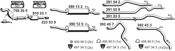 ERNST 040755 Exhaust System